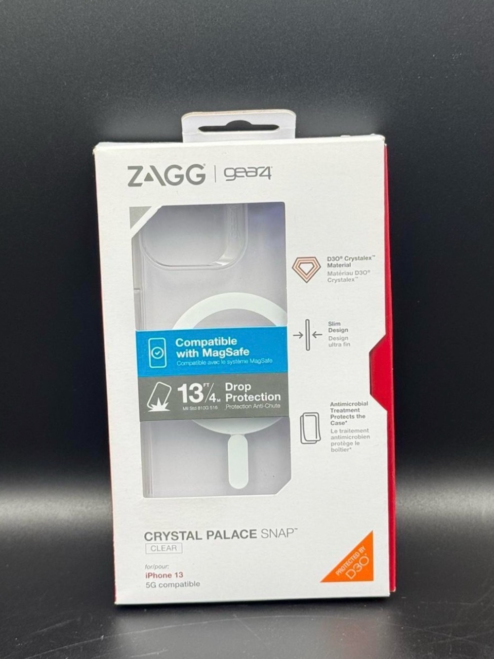 ZAGG Crystal Palace Snap Clear Case Compatible with MagSafe for iPhone